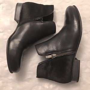 Eric Michael Isabella Black Leather Ankle Boots Size 36  Booties
